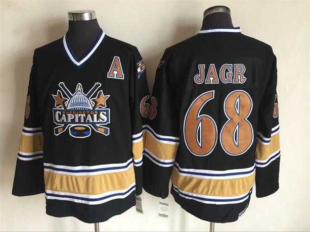Capitals 68 Jaromir Jagr Black CCM Throwback Stitched Jersey,We sell and wholesale Capitals 68 Jaromir Jagr Black CCM Throwback Stitched Jersey on line form chian!